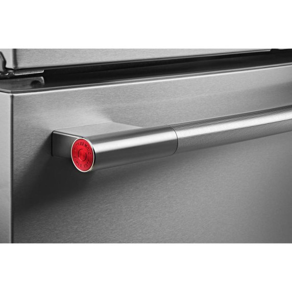 Kitchenaid® 20 cu. Ft. 30-Inch Width Standard Depth French Door Refrigerator with PrintShield® Finish and Interior Dispense KRFF330SPS