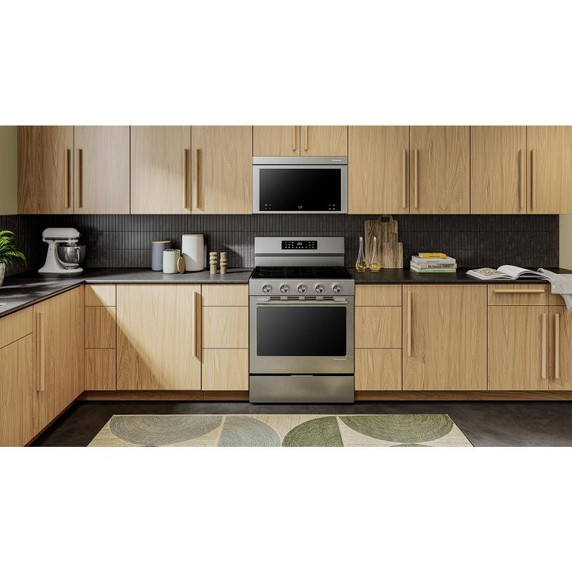 Kitchenaid® 5.0 Cu. Ft. Smart Freestanding Gas Range with Convection Cooking Modes KFGS330TPS