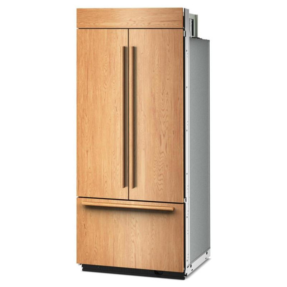 Kitchenaid® 20.8 Cu. Ft. 36" Built-In Panel-Ready French Door Bottom Mount Refrigerator with Platinum Interior KBFN536TPA