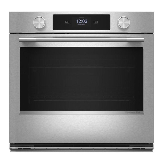 Kitchenaid® 30-inch Smart Electric Single Wall Oven with Intelligent Cooking Camera - PrintShield™ Finish KOES930SPS