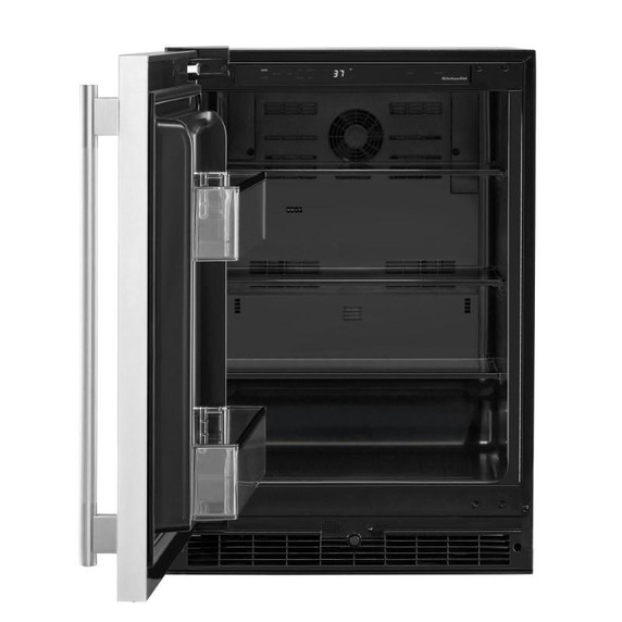 Kitchenaid® 24" Undercounter Refrigerator with Stainless Steel Door KURL124SSB