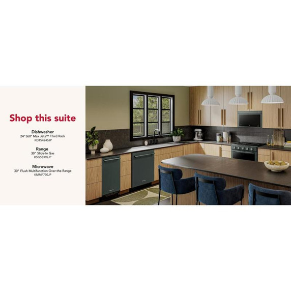 KitchenAid 15 in. Built-In Trash Compactor with Built-In Odor Management System KTTP515TJP