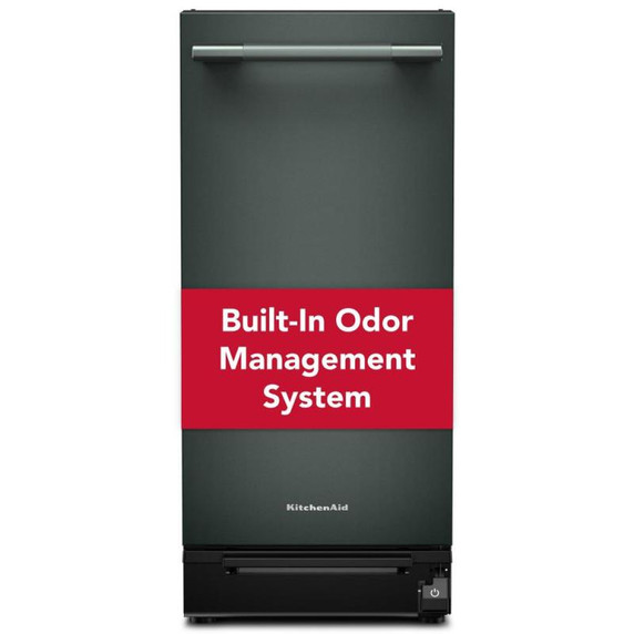 KitchenAid 15 in. Built-In Trash Compactor with Built-In Odor Management System KTTP515TJP