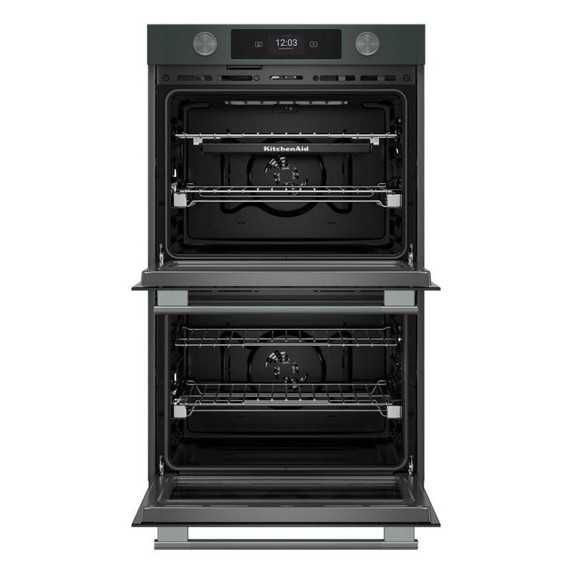Kitchenaid® 30-inch Smart Electric Double Wall Oven with Intelligent Cooking Camera - Juniper KOED930SJP