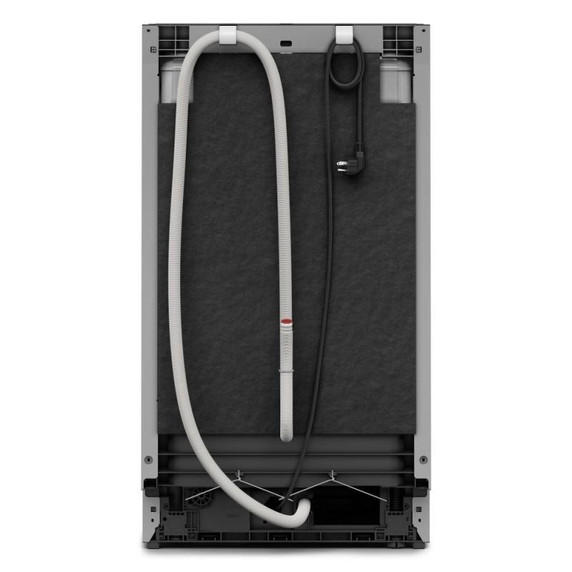 Whirlpool® 18" Stainless Steel Dishwasher with Half Load Cycle and Triple Spray Arms - 48 dBA WDFS5118SS