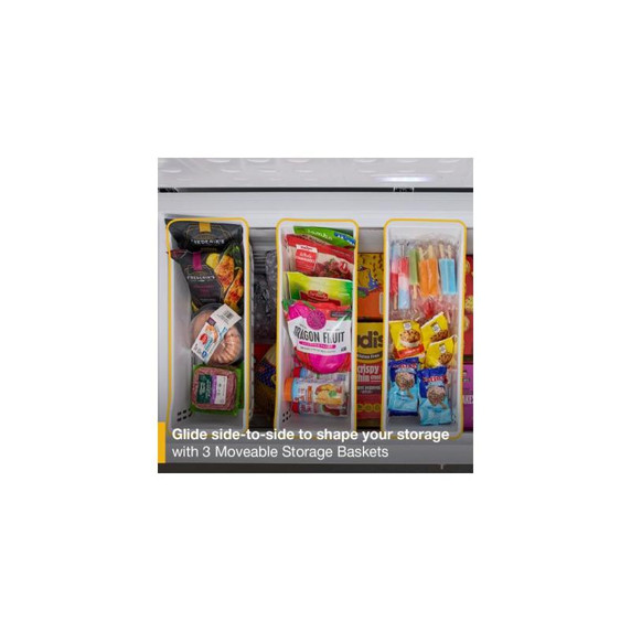Whirlpool® 16 Cu. Ft. Convertible Chest Freezer with 3 Storage Baskets WZCC5516TW