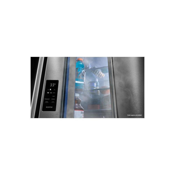 Maytag® 31 Cu. Ft. XL Capacity French Door Bottom Mount Refrigerator with Ice + Water MRFF4336TZ