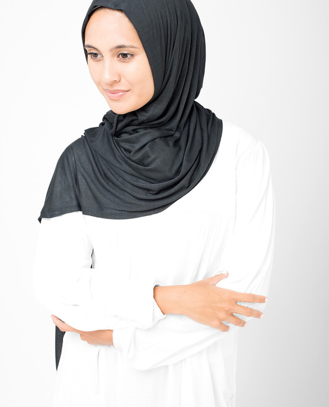 Dark Shadow Viscose Jersey Hijab