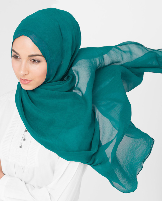 Harbor Blue PolyChiffon Hijab