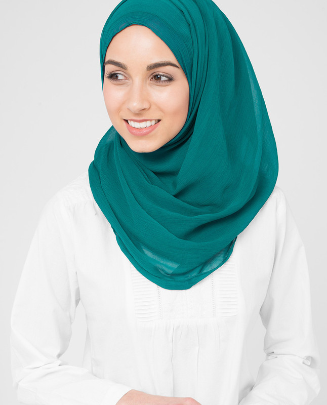 Harbor Blue PolyChiffon Hijab