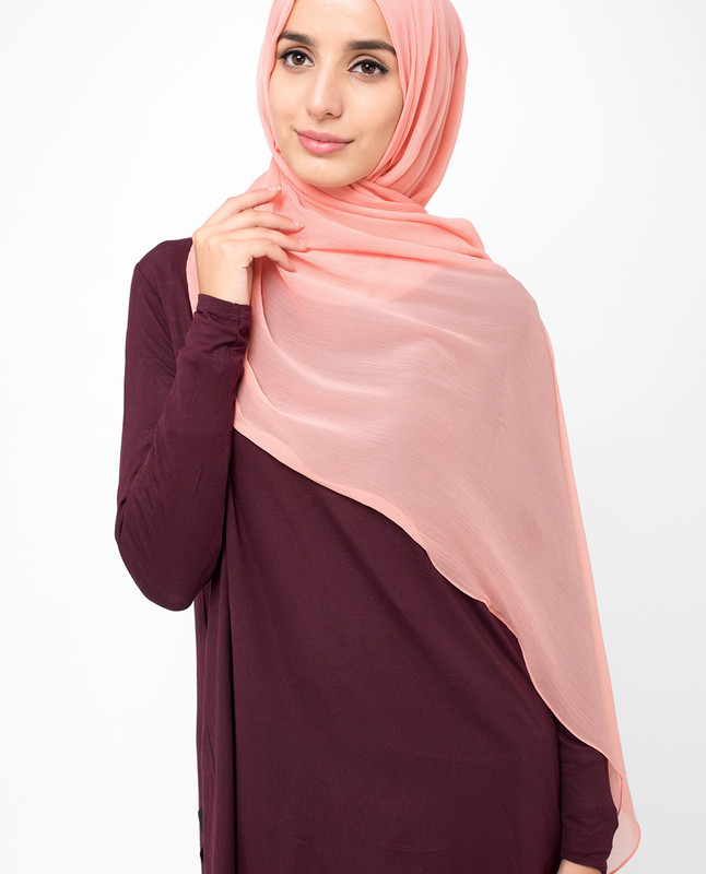 Lobster Bisque PolyChiffon Hijab