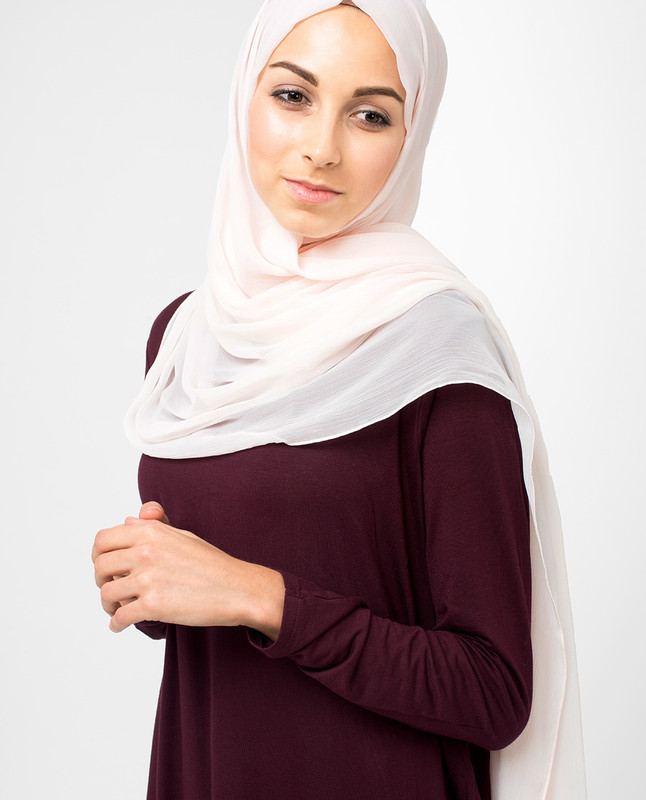 White Sand PolyChiffon Hijab