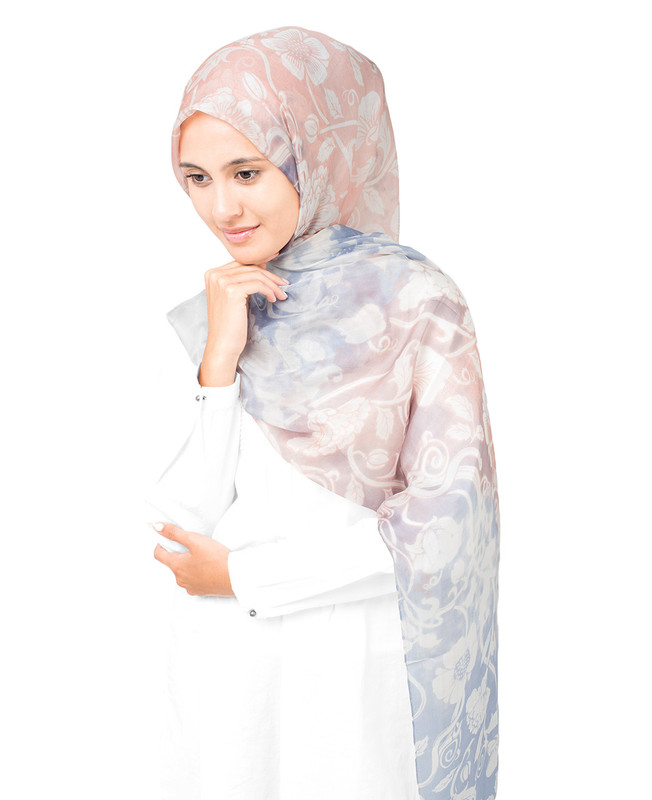 Eventide White Hijab