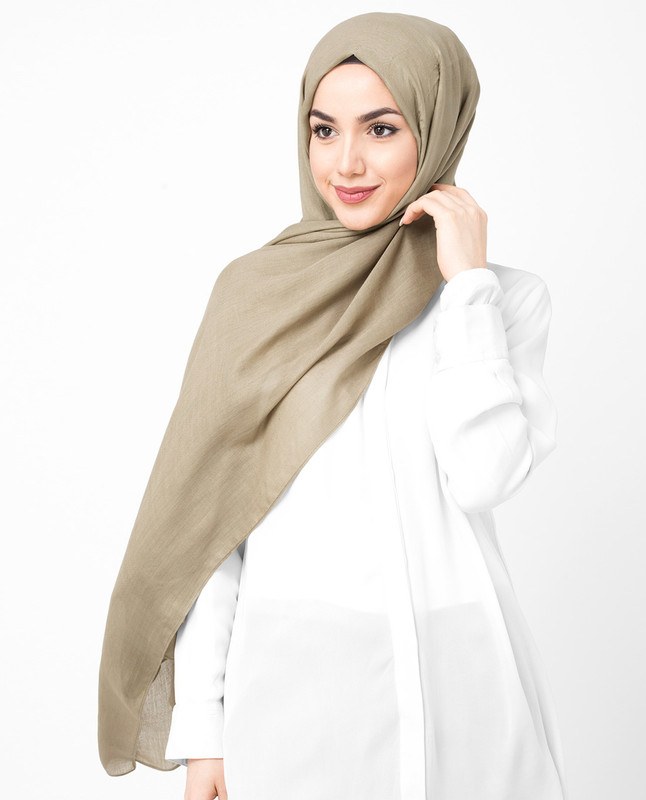 Noughat Beige Viscose Hijab