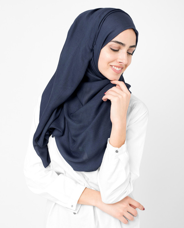 Stargazer Blue Viscose Hijab