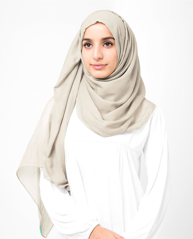 beige sylist hijab scarf