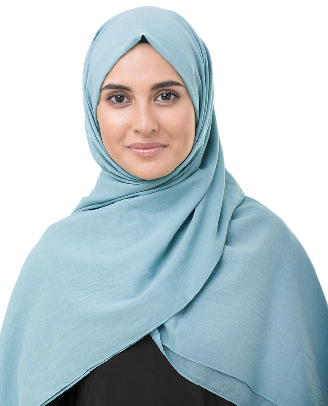 Aqua hijab scarf