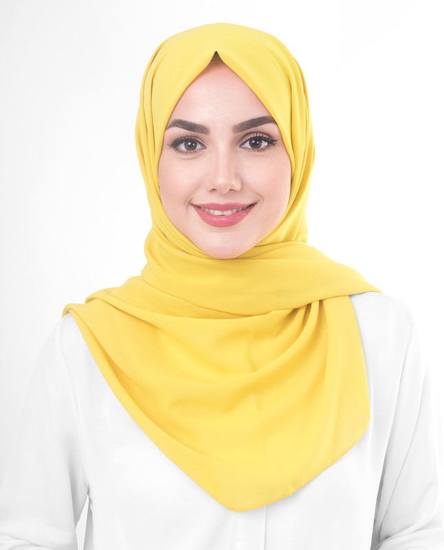 Gold hijab scarf