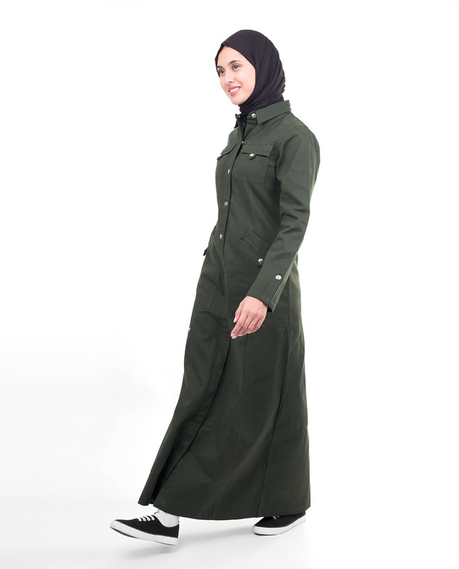 Winter abaya jilbab