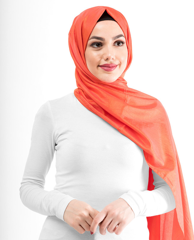 New Koi Shiny Silky Polyester Hijab