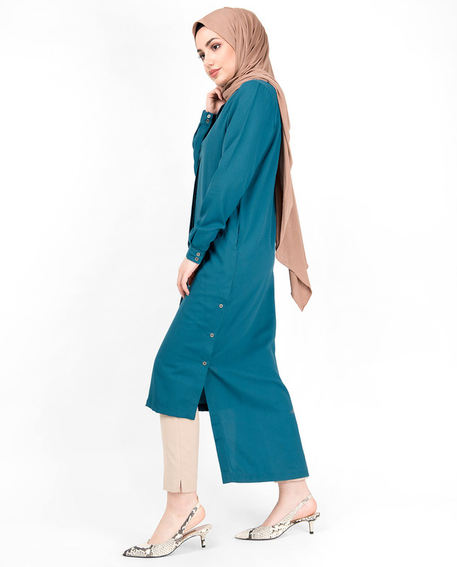 Corsair High Low Shirt Dress