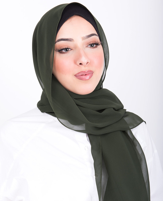 Pineneedle Poly Georgette Scarf