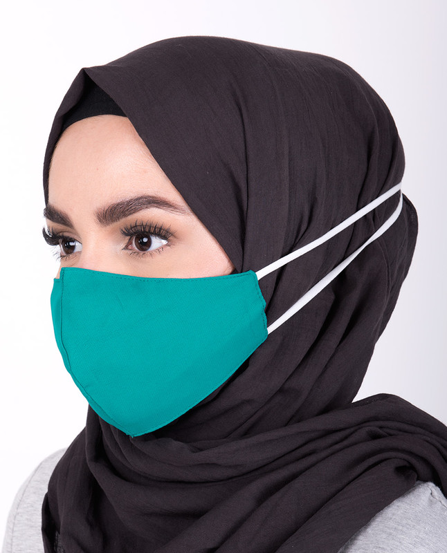 Columbia Hijab Friendly Button Fabric Mask