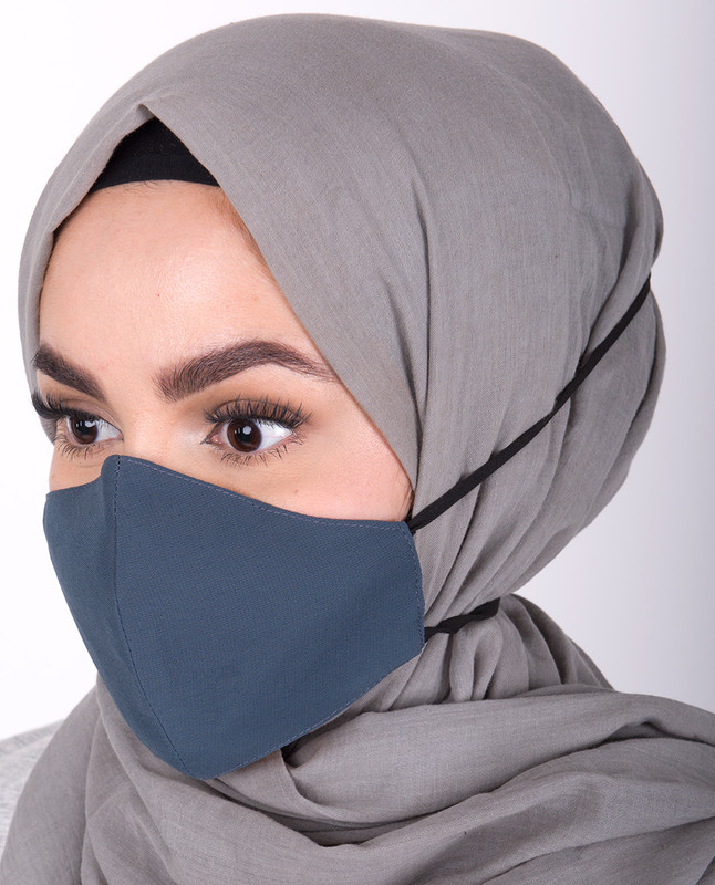 Blue Horizon Hijab Friendly Toggle Fabric Mask