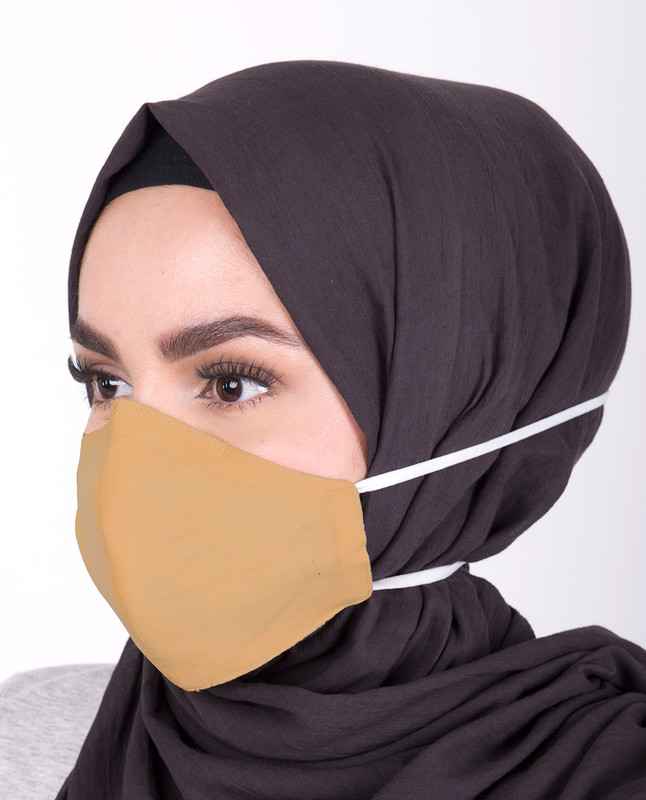 Rattan Hijab Friendly Toggle Fabric Mask