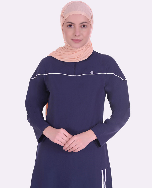 Navy Blue Sporty Jilbab