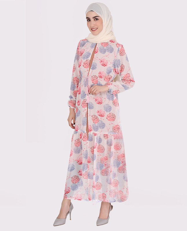 Floral Bliss Flared Outerwear