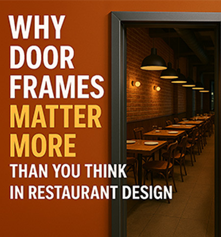 Why Door Frames Matter More Than You Think in Restaurant Design