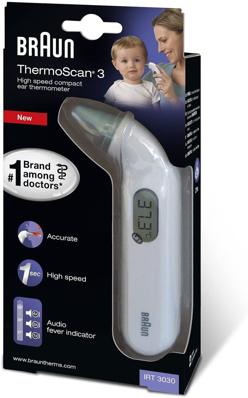 Braun ThermoScan 3 Infrared Ear Thermometer - Rictons