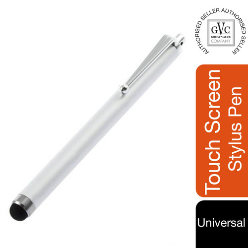 GVC Touch Screen Stylus Pen For All Smart Phones, Tablets And iPads, White