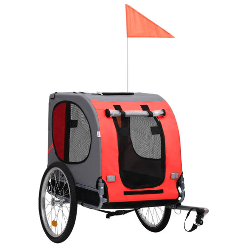 Dog Bike Trailer Sturdy Steel Frame