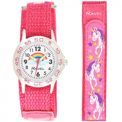 Ravel Children's Kids Easy Fasten Unicorn Watch R1507.60