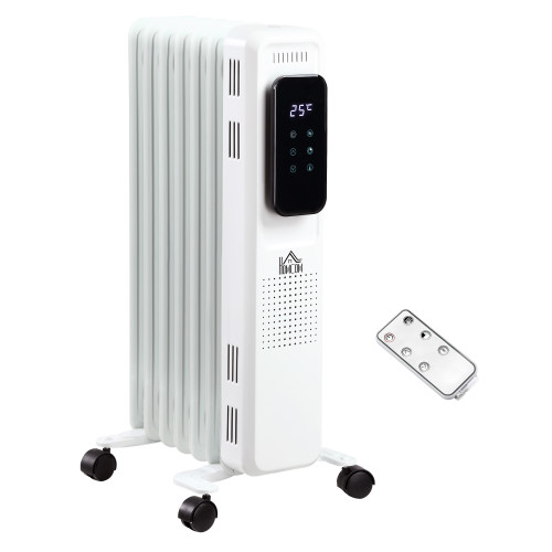 1630W Oil Filled Radiator Portable Electric Heater with LED Display