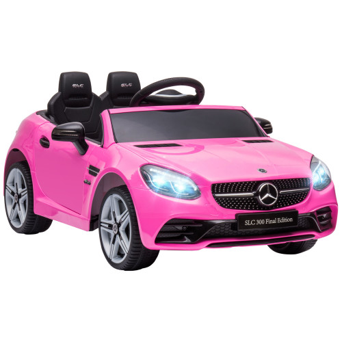 Benz 12V Kids Electric Ride On Car W/ Remote Control Music Pink