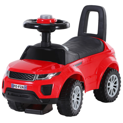 3-in-1 Ride On Car Foot To Floor Slider Toddler w/ Horn Steering Red