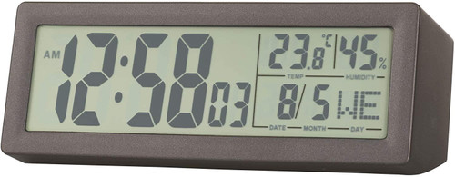 Acctim Karminski 16007 Digital Alarm Clock in Grey