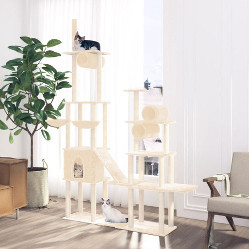 Cat Tree with Sisal Scratching Posts 279 cm