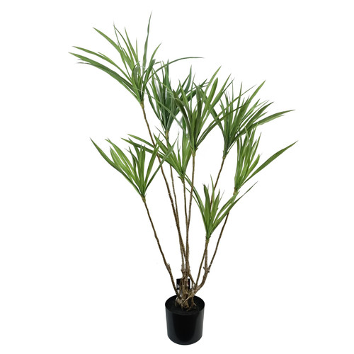 125cm Dragon Tree Dracaena Plant Natural Look Artificial