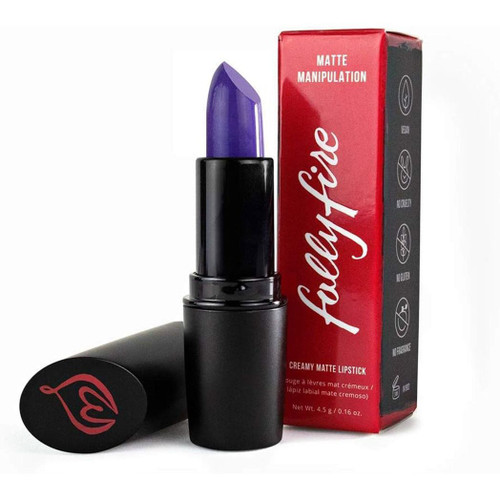 Folly Fire Creamy Matte Manipulation Matte Lipstick in Kino no, Royal Purple