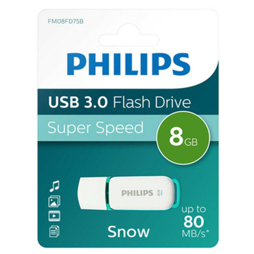 Philips USB 3.0 Snow Super Speed Edition Flash Drive[8 GB]