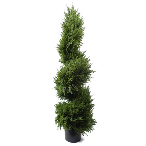 120cm Premium Artificial Spiral Cypress Topiary Tree