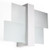 Wall Lamp FENIKS 1 White Wood/Glass Modern Scandinavian Design LED E27