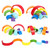 SOKA Wooden Rainbow Stacker Learning Toy Educational Blocks Puzzle 7PCS 3+