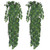 2 pcs Artificial Ivy Bush 90 cm Green