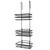 3 Tier Non Rust Hanging Shower Caddy Bathroom Organiser in Black