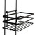 3 Tier Non Rust Hanging Shower Caddy Bathroom Organiser in Black